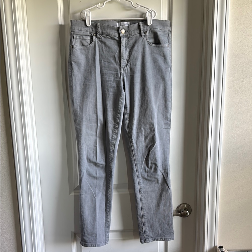 LOFT Women's Gray Skinny Jeans